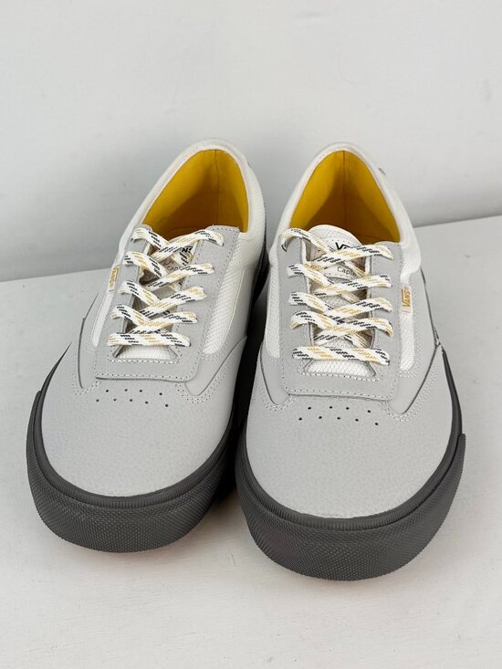 Men\'s 9 - VANS Skate Curren Caples Grey Yellow Shoes - 500714 main image 7